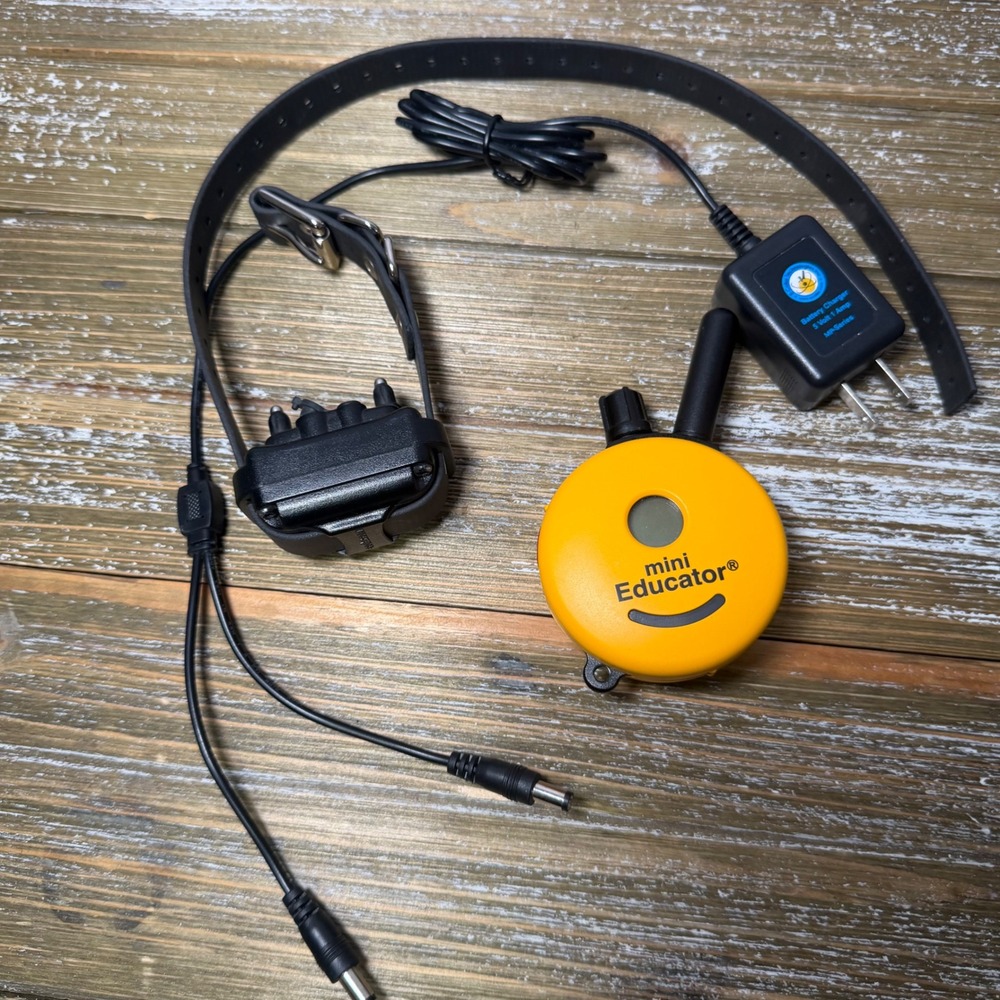 E-Collar Technologies Mini Educator ET-300 Remote Dog Training System Yellow